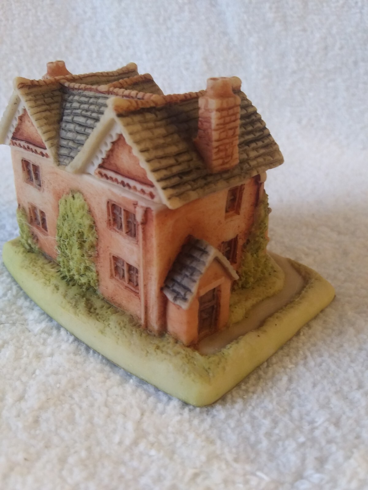 The Village Collection Trinket Box UK Cottage House W/ Removable Roof Lid 