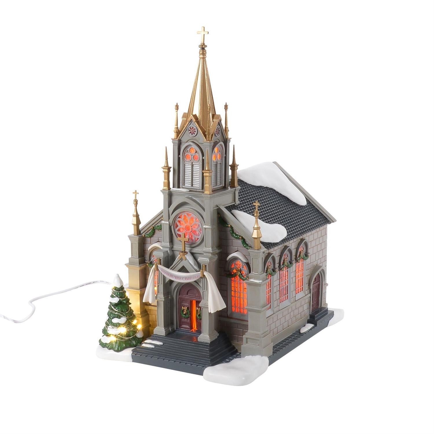 Dept 56 50th CHURCH OF PURPOSED FAITH Christmas In The City Village 6018428 NEW