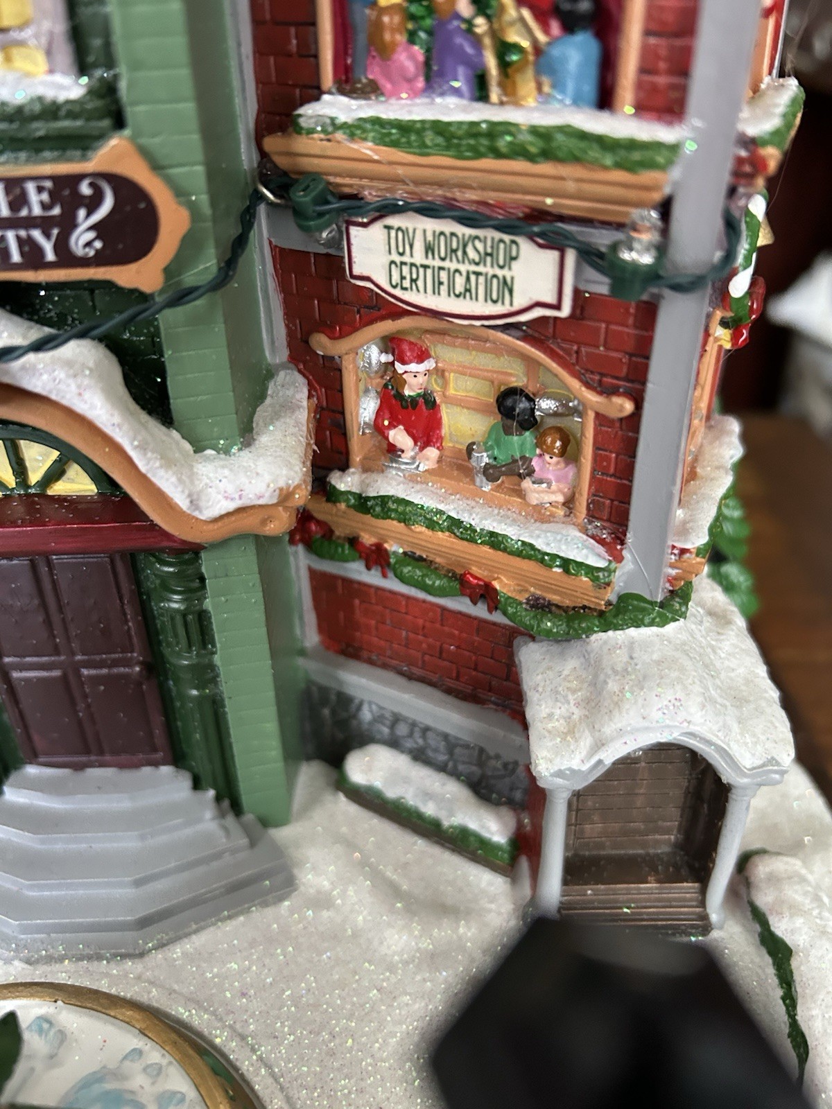 Christmas Village St. Nicholas Square Light-Up Musical North Pole University