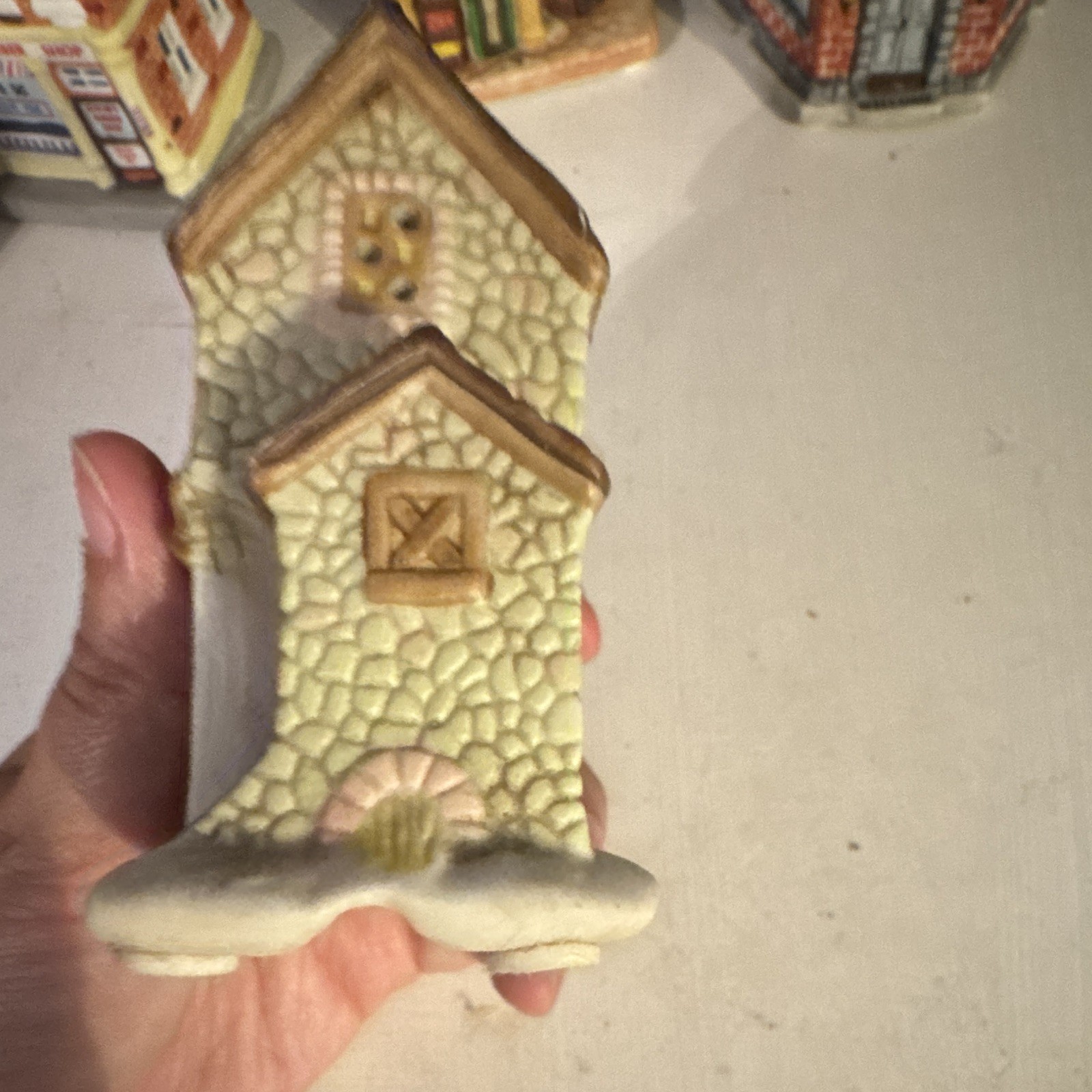 American Landmarks Collection 1992-94Painted Ceramic Christmas Village Buildings