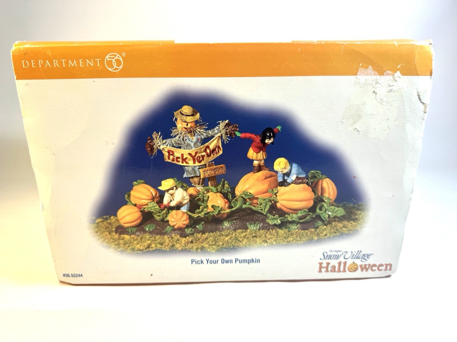 Dept 56 Pick Your Own Pumpkin Halloween Village Accessories #55244 In Box