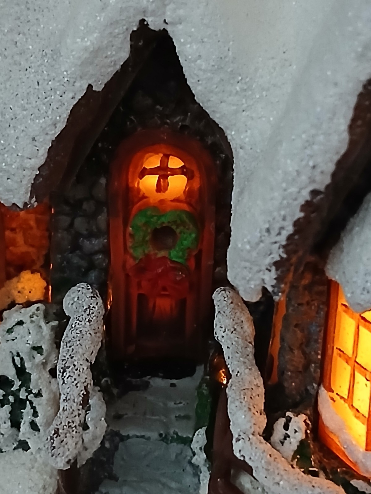 Vintage 1996 Thomas Kinkade Studios Teleflora – A CHRISTMAS WELCOME Lighted…