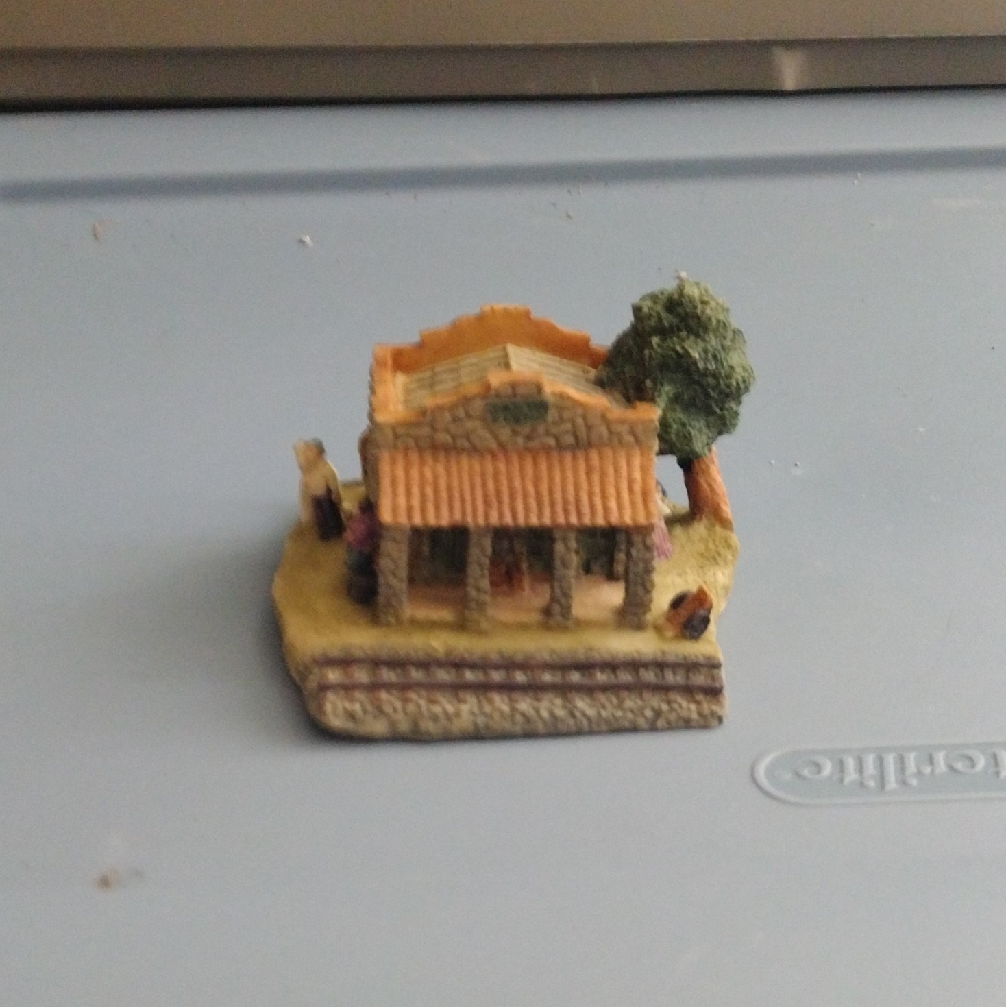 Pueblo Encantado Collection Santa Elena Train Station Mixed Materials, Boxed