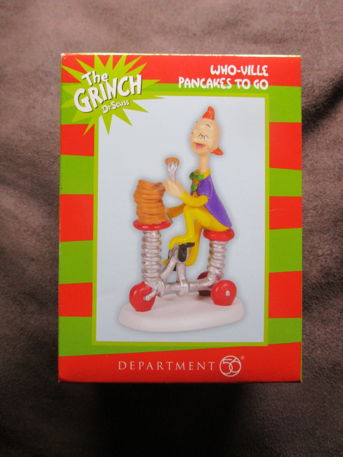 The Grinch, Dr. Seuss, Dept. 56., Who-Ville Pancakes To Go NEW