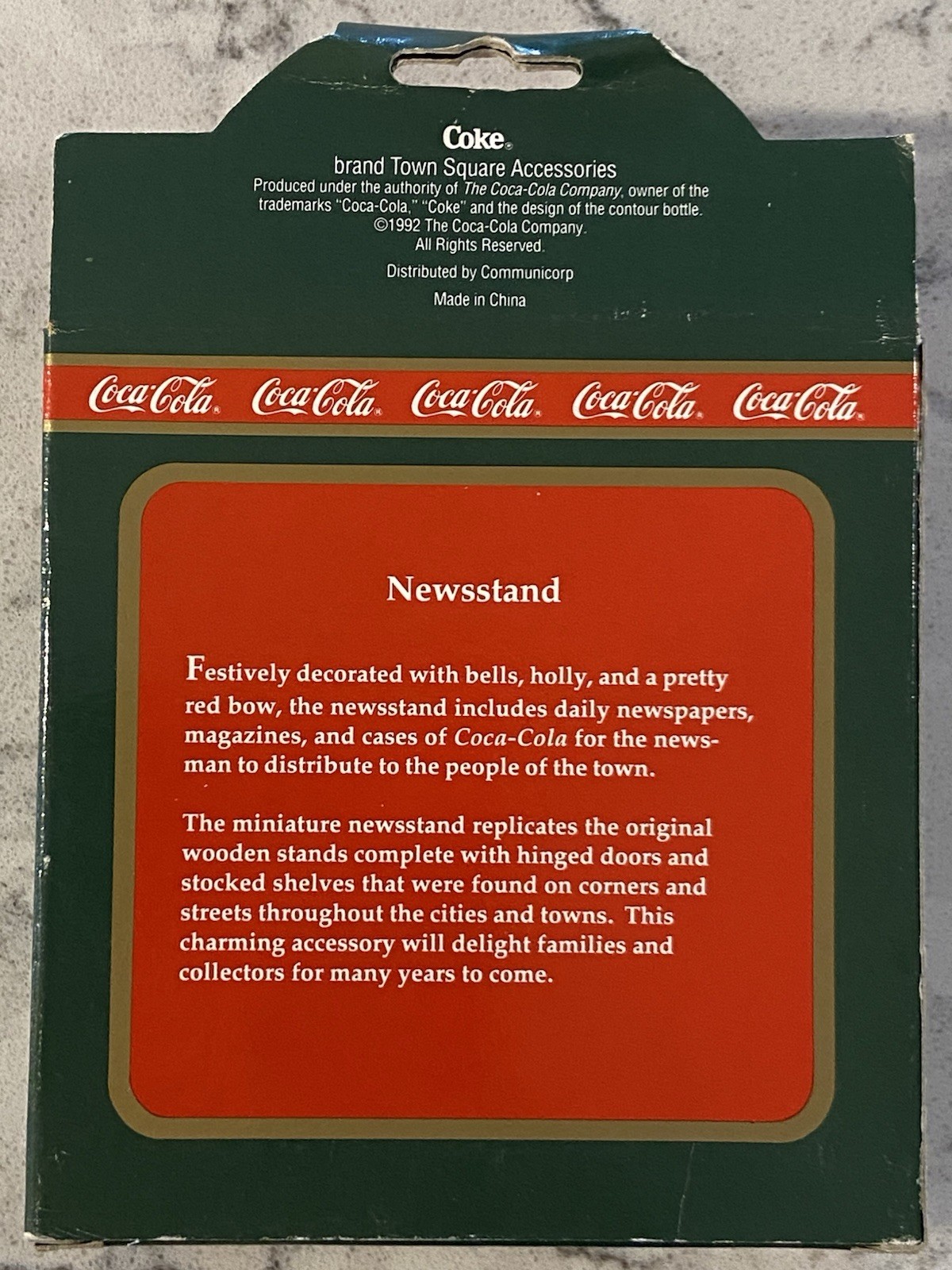 Coca Cola Town Square Collection #64313 Newsstand