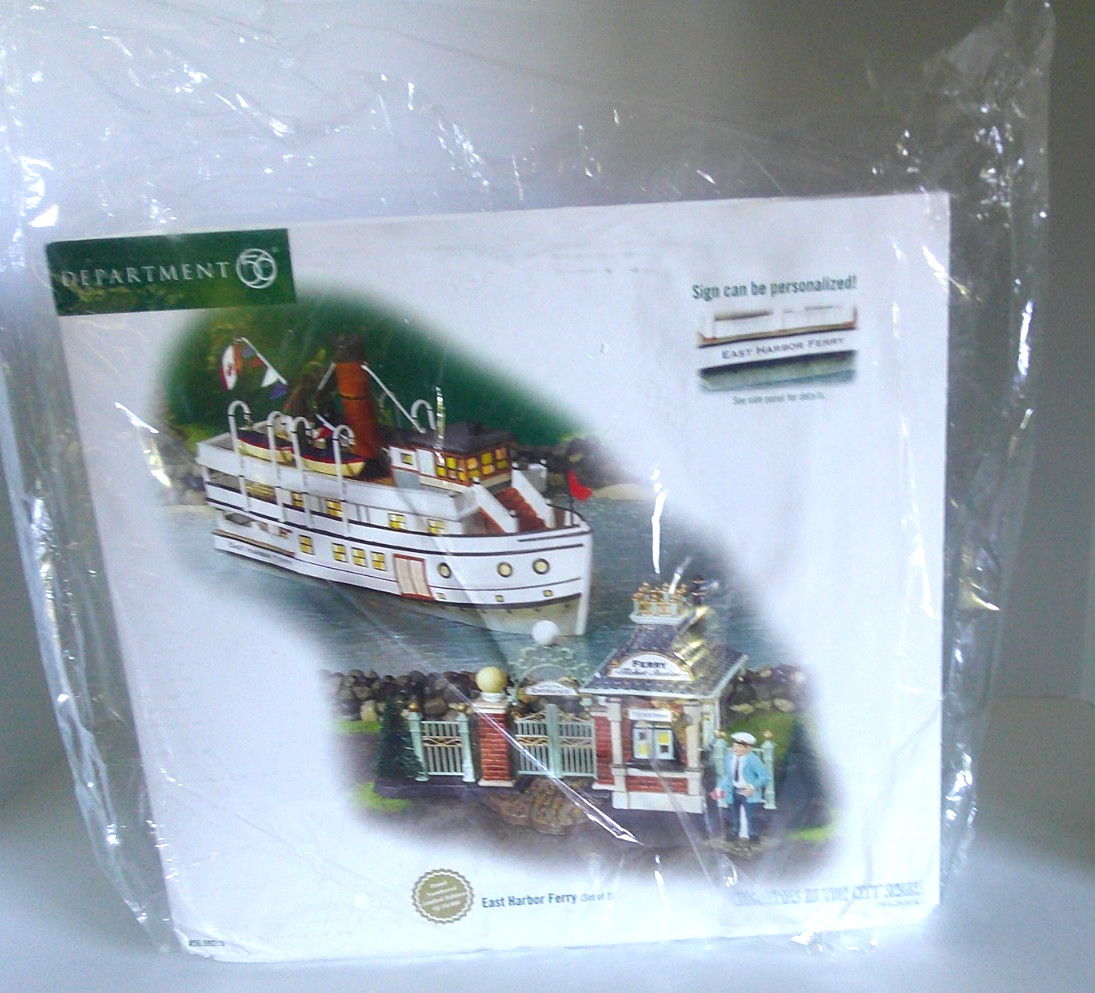 DEPT 56 “Christmas in the City” – EAST HARBOR FERRY – #56-59213 – LIMITED ED.