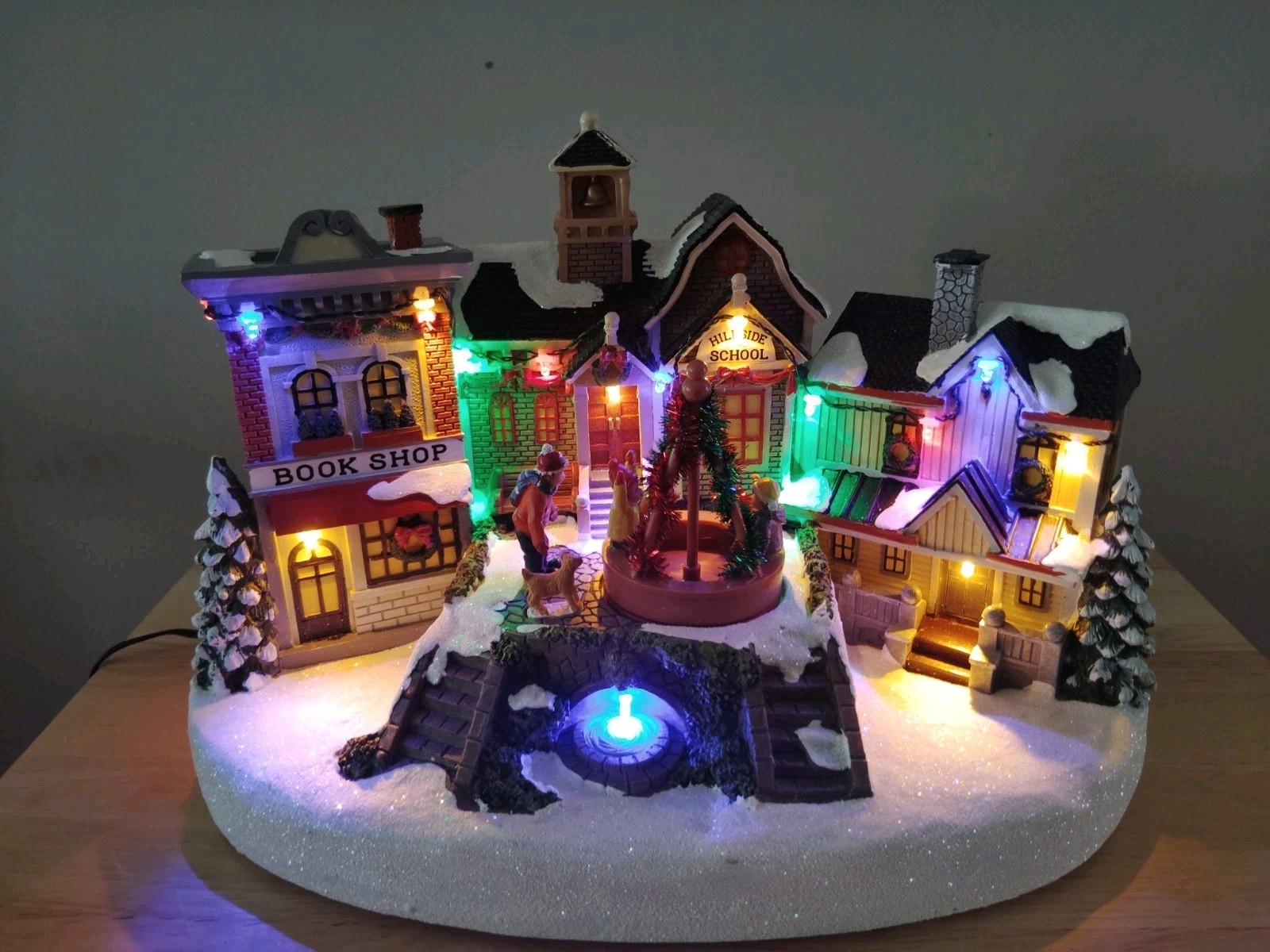 St Nicholas Square Village Town Center Motion & Lights Christmas Village “2023”