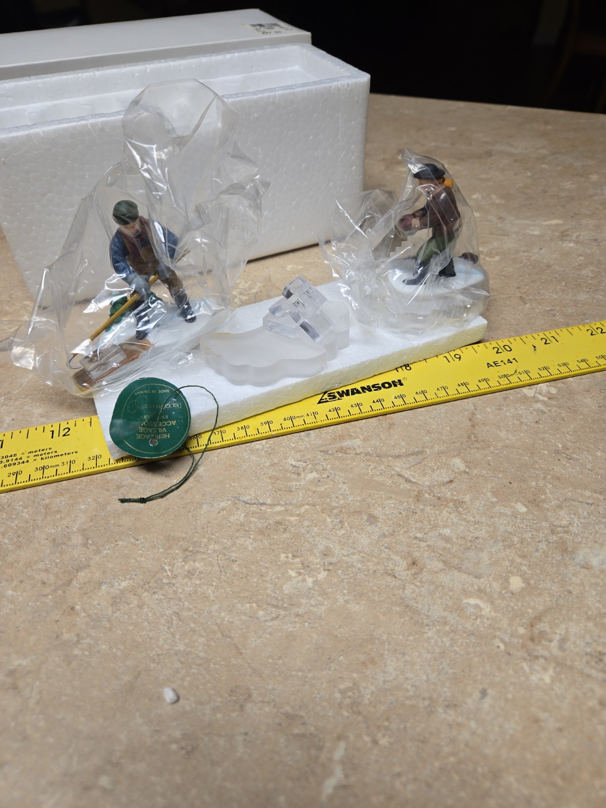 Dept. 56 Heritage Village Collection “Blue Star Ice Harvesters” Clean Boxed