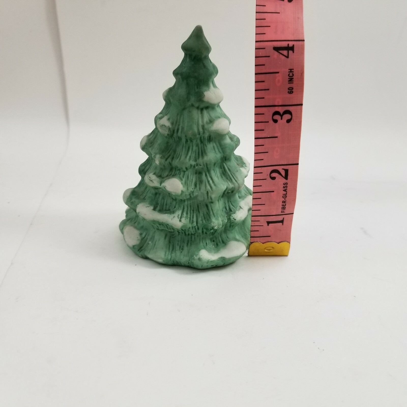 Ceramic Christmas Tee Spruce English Country Village Painted Vtg