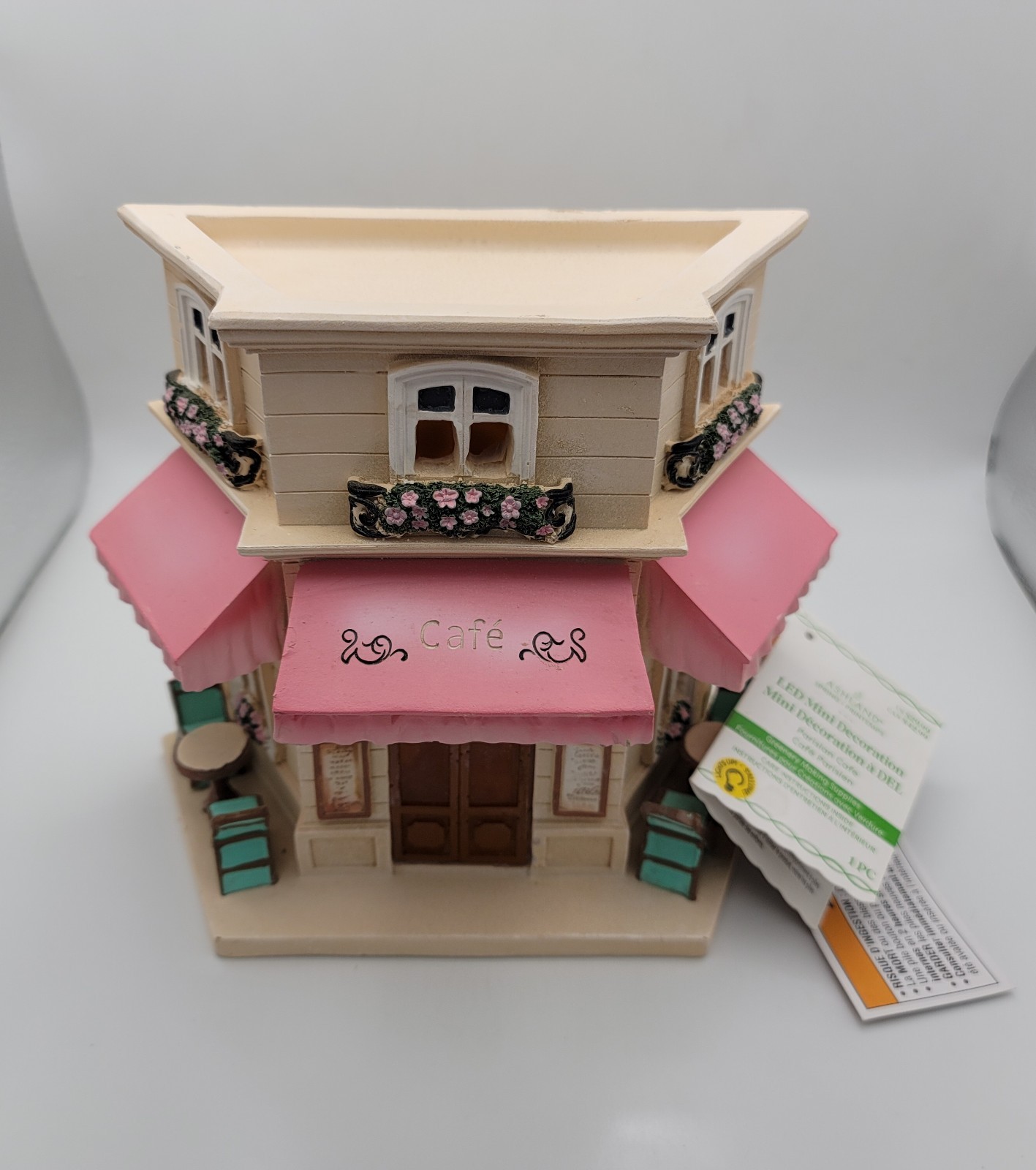 ASHLAND MINIATURES SPRING 2024 Parisian Cafe, Flower Shop, NEW