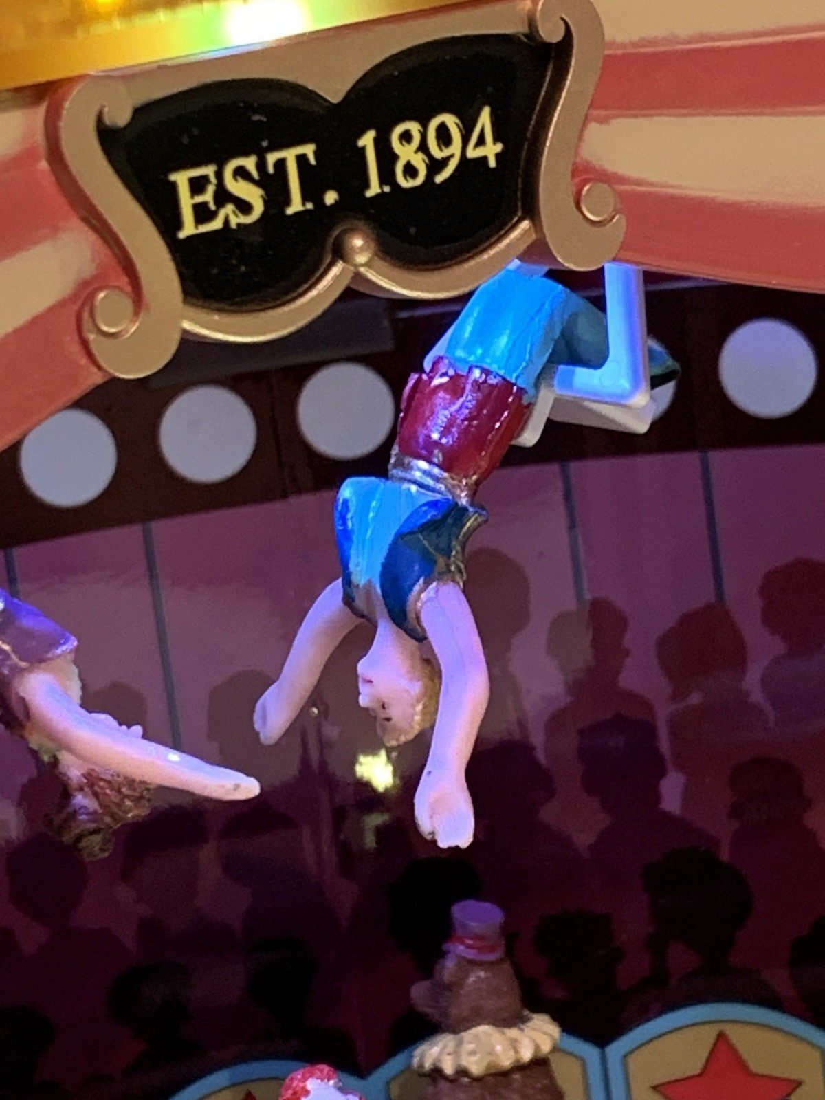 Lemax Berry Brothers Big Top Circus 55918 Sights & Sounds Light Up Animated READ