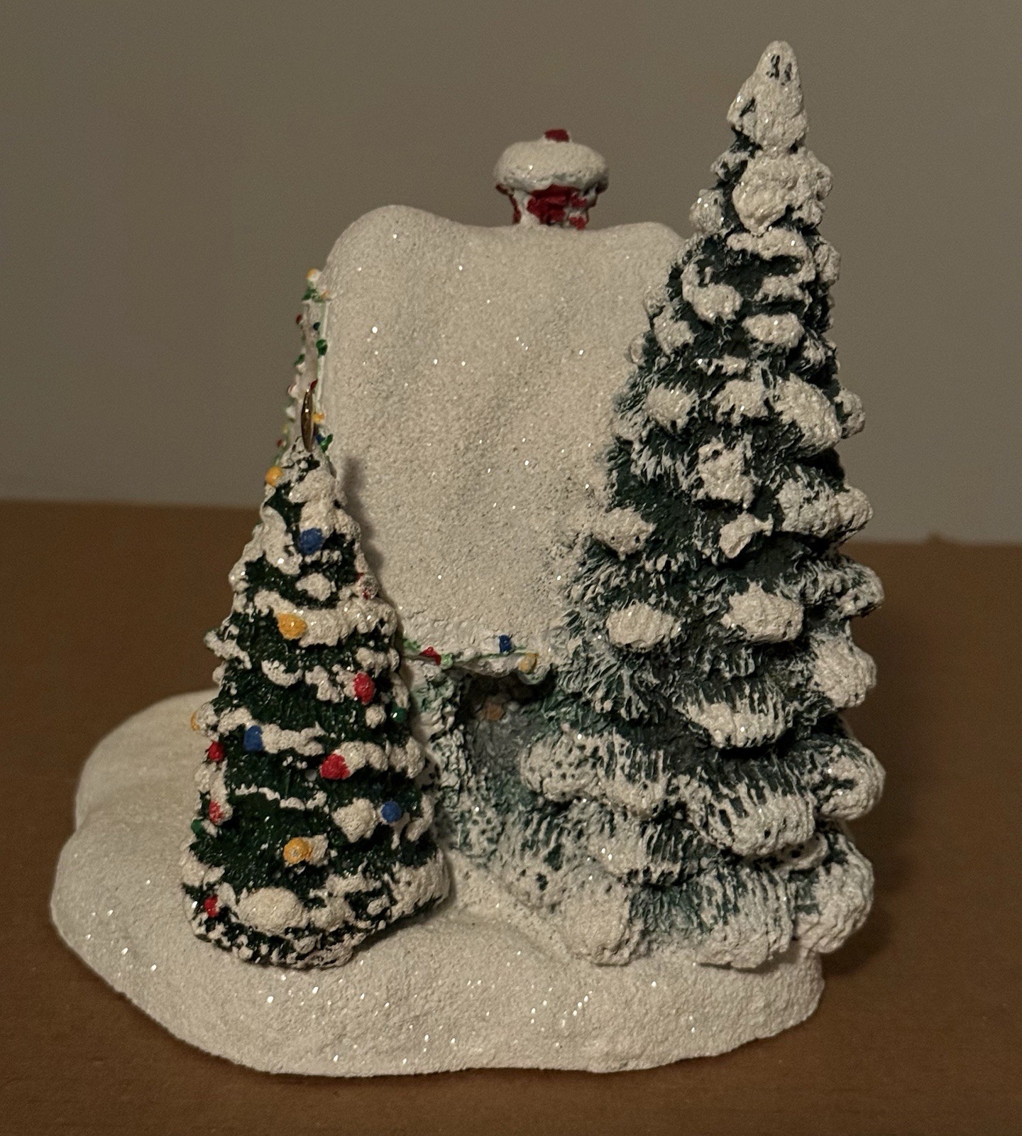 Thomas Kinkade Stillwater Cottage Christmas Village House Teleflora Light Up Vtg
