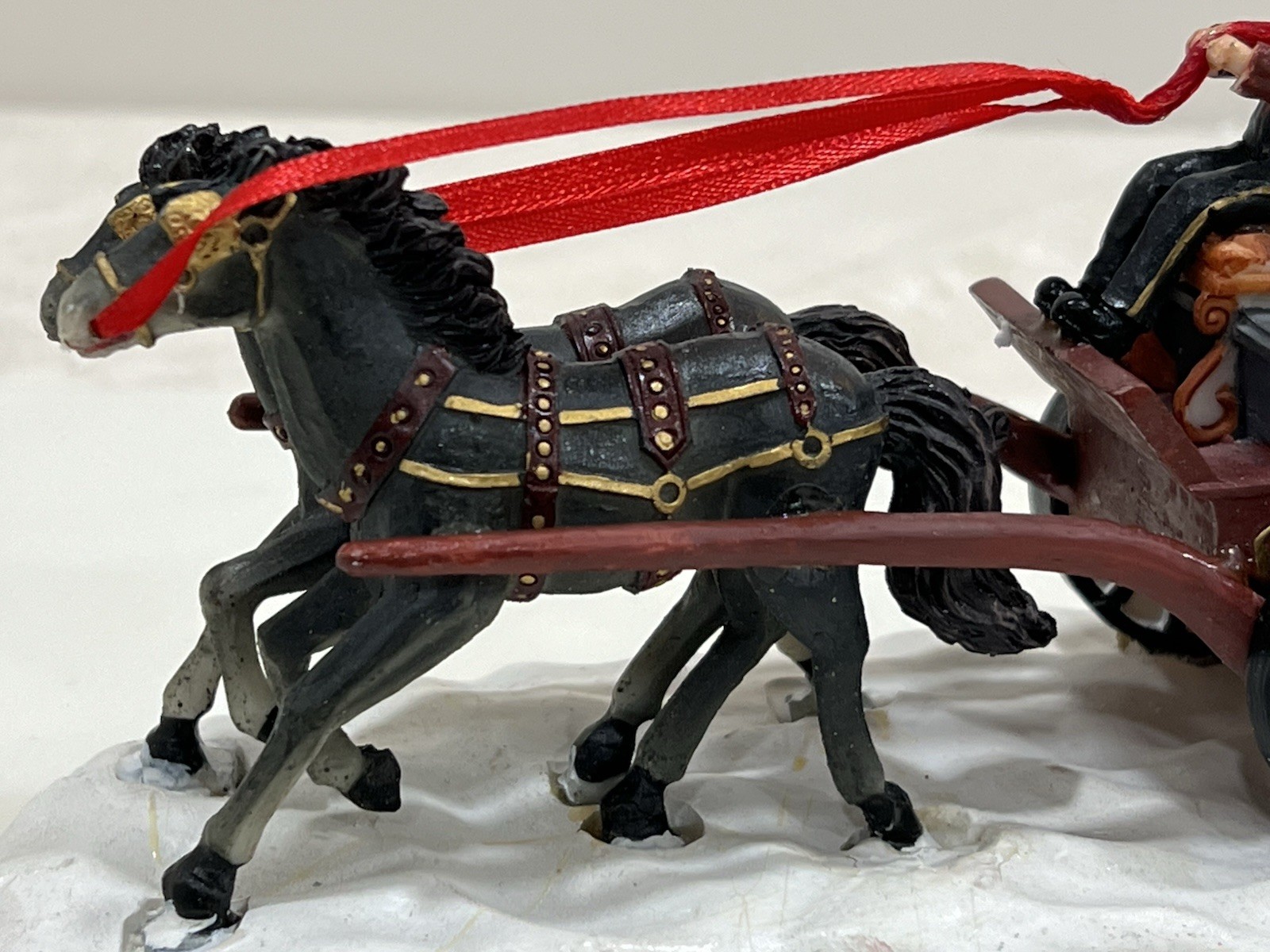 Victorian Village Collectibles “The Old Towne Horse Drawn Fire Engine” 1999