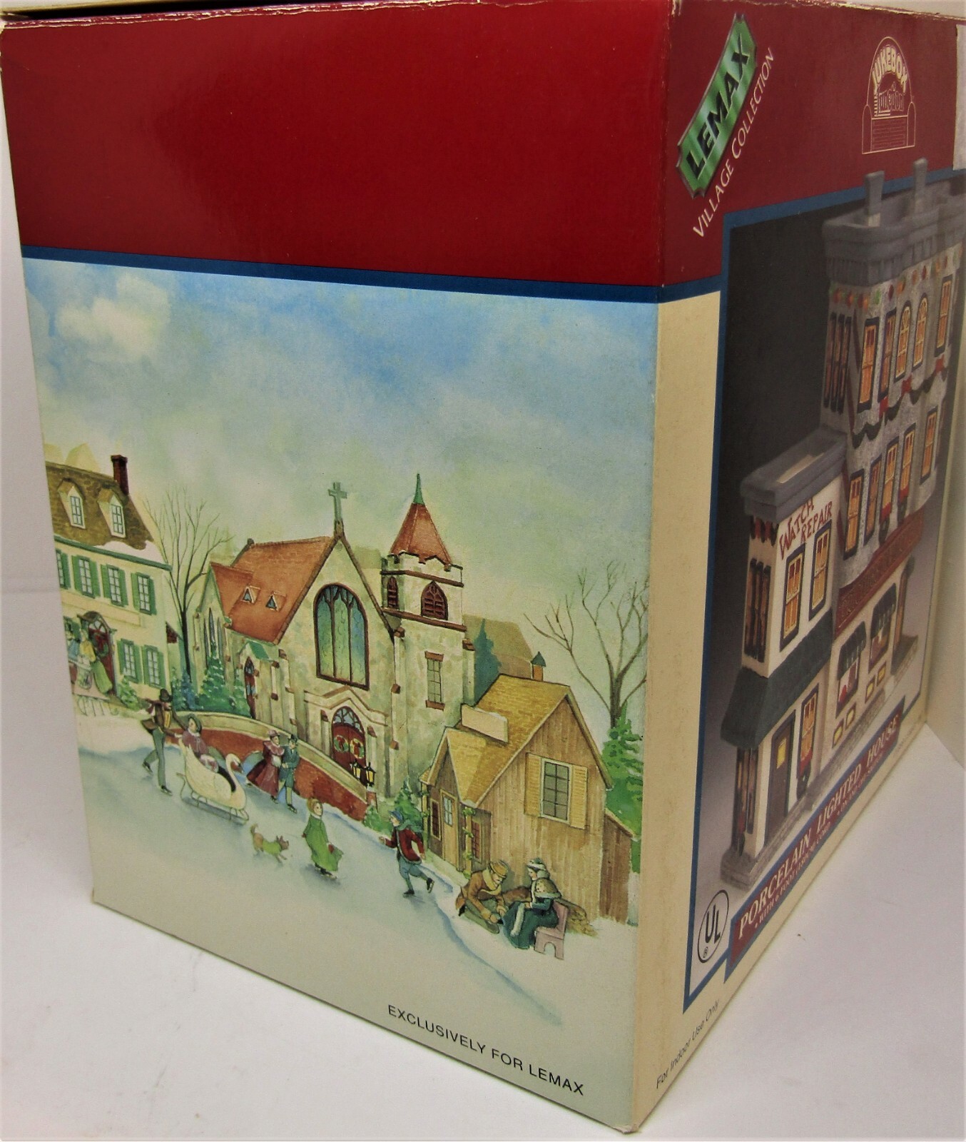 Lemax Village Collection, Jukebox Junction, Lighted Priceless Jewelry Co, 1999.