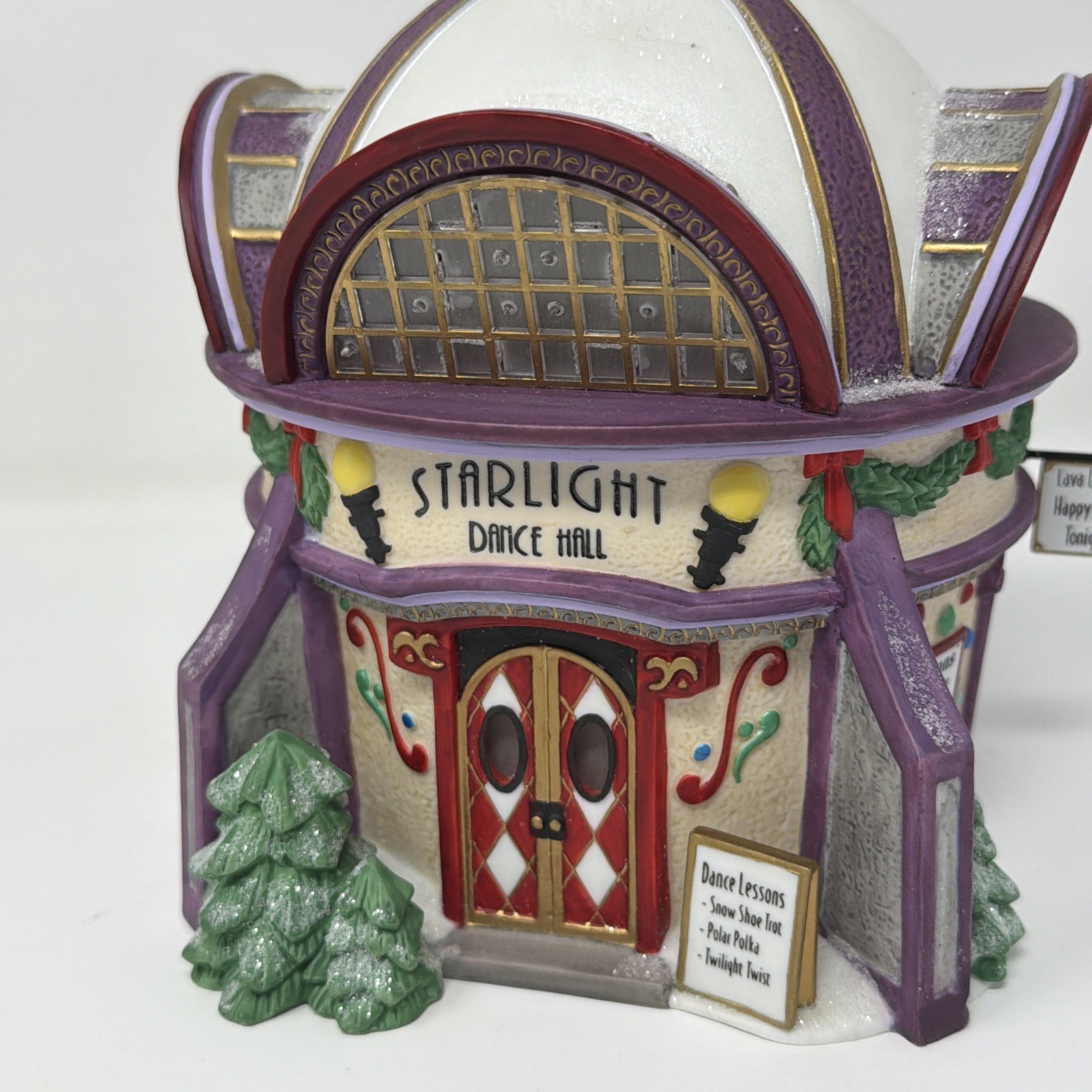 ‘Starlight Dance Hall’ North Pole Series Department 56 #56742 Needs New Bulb
