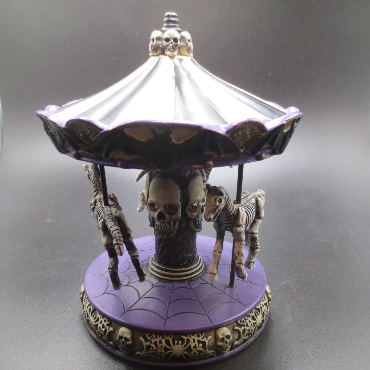 Ashland Tiny Treasures Halloween Village Haunted Carousel Carnival Circus