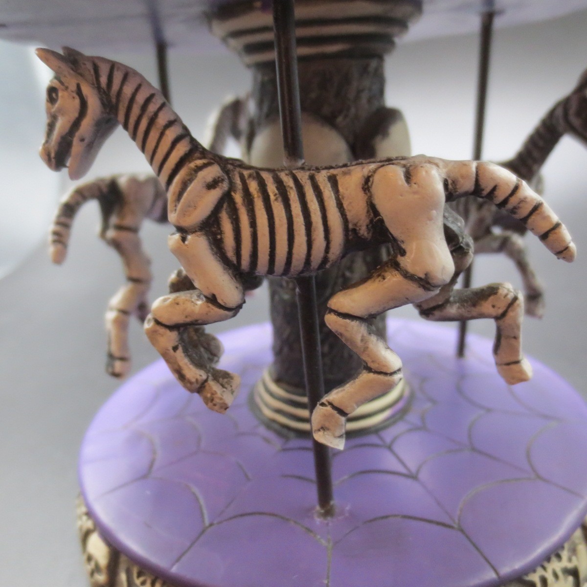 Ashland Tiny Treasures Halloween Village Haunted Carousel Carnival Circus