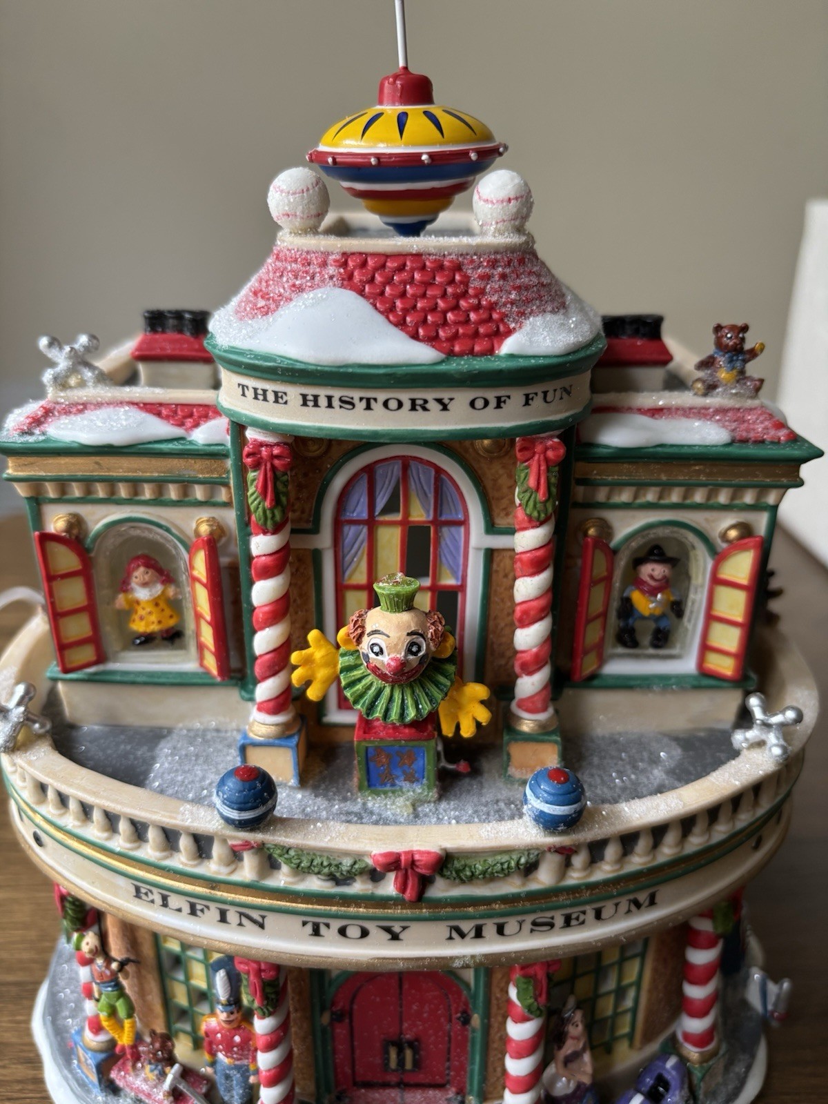 Department 56 Elfin Toy Museum North Pole Series Building ’07 56959 WORKS!
