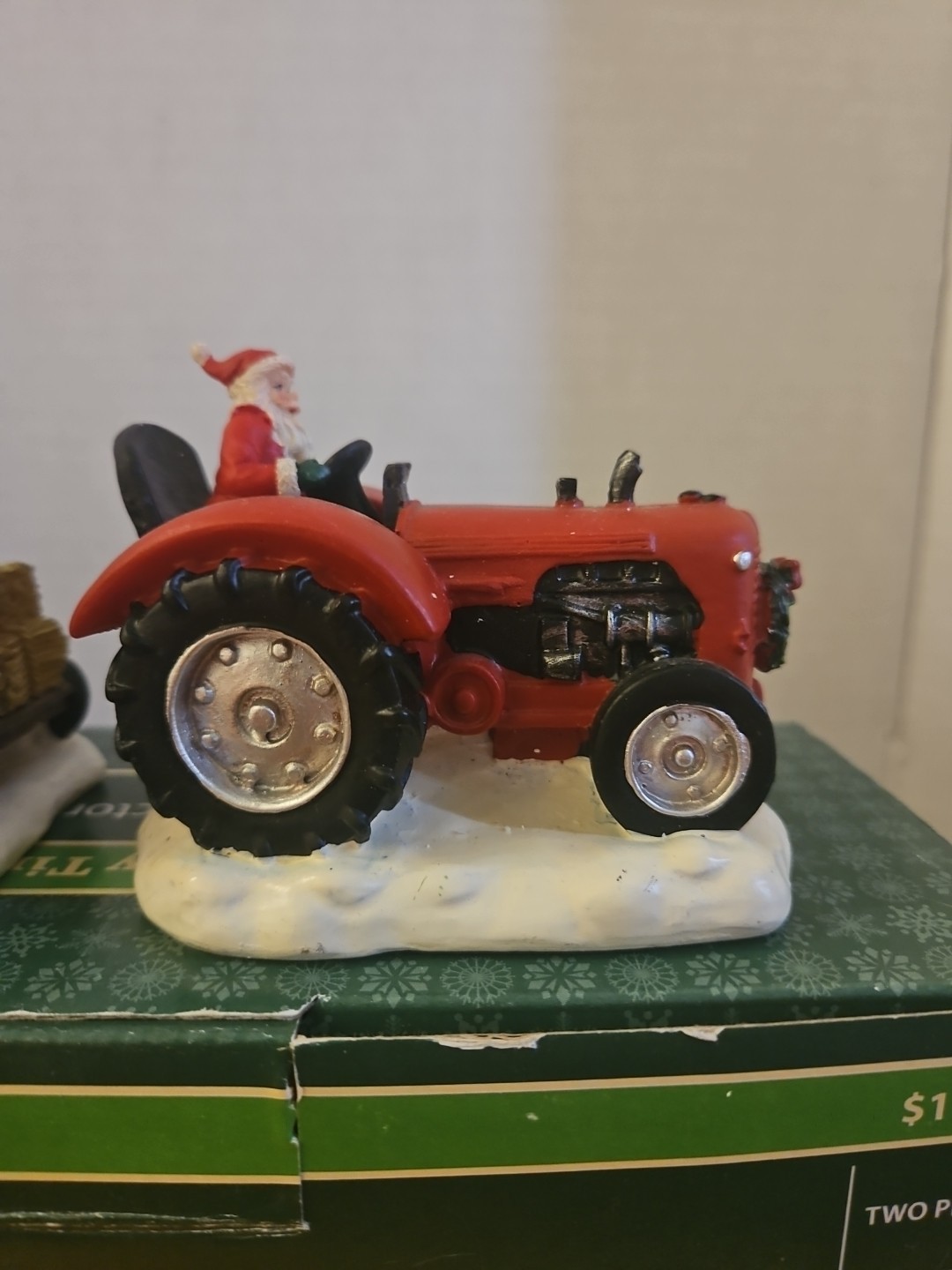 Holiday Inspirations House Accessory Santa Driving A TRACTOR NEW In The Box!