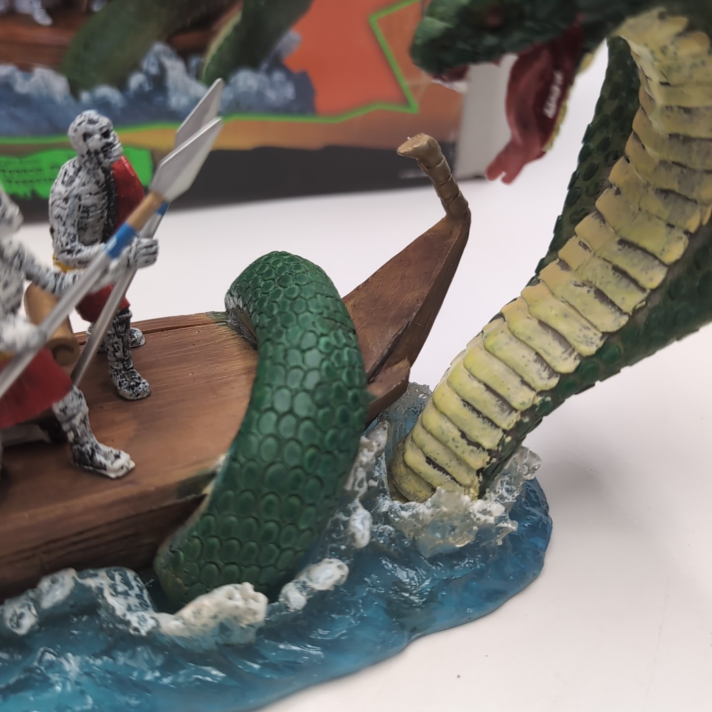 Lemax Spooky Town Terror on the Nile Halloween Village Mummy Egyptian Snake Boat