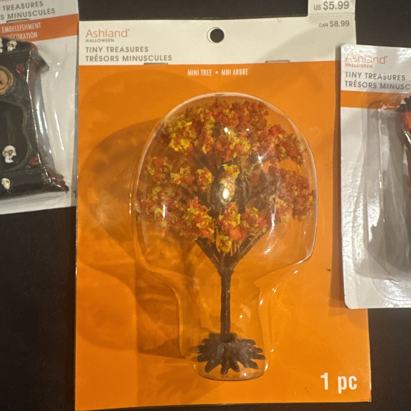 Michaels Ashland Tiny Treasures Halloween Miniature Village Accessory Lot 9pc