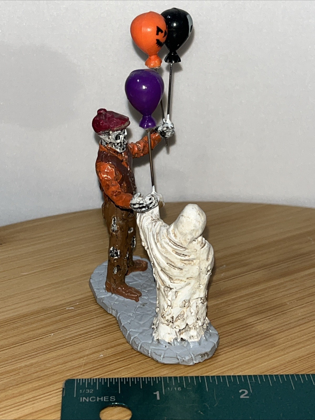 BOOLLOON Balloon SELLER Zombie Ghost LEMAX SPOOKY TOWN Halloween Retired 02800