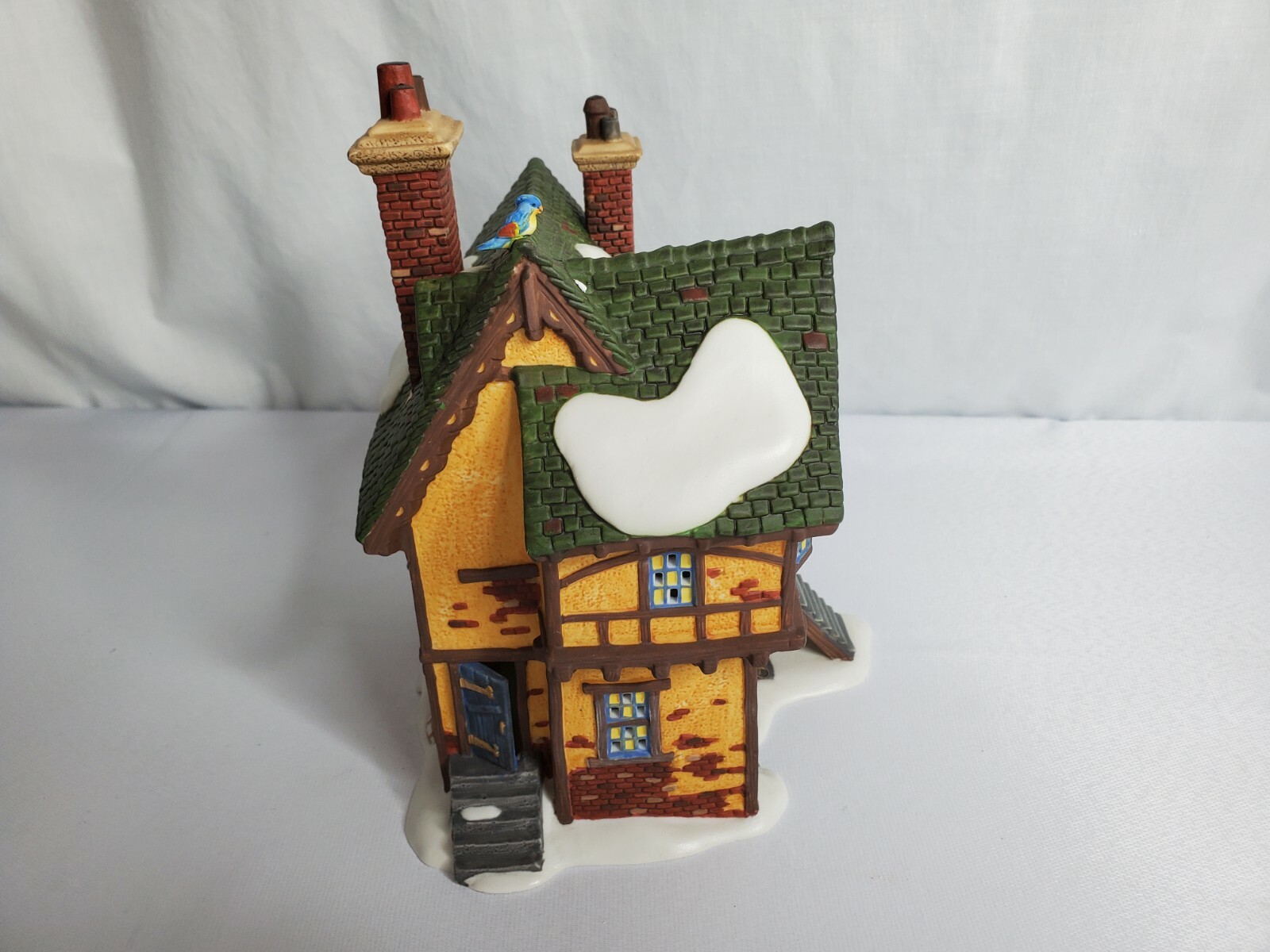 DEPT 56 DICKENS VILLAGE – WINGHAM LANE PARROT SELLER 58449 RETIRED SHOP EUC