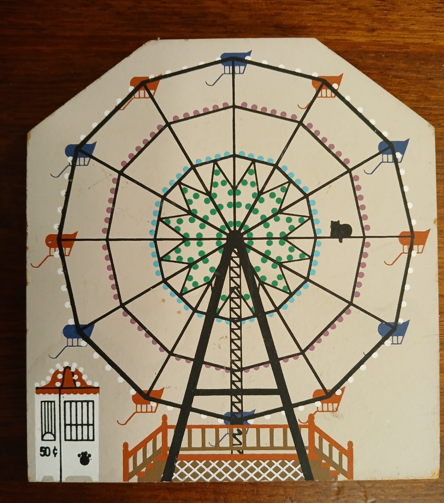 Cat’s Meow Village Circus Big Top Ferris Wheel, Sideshow, Carousel, Lion