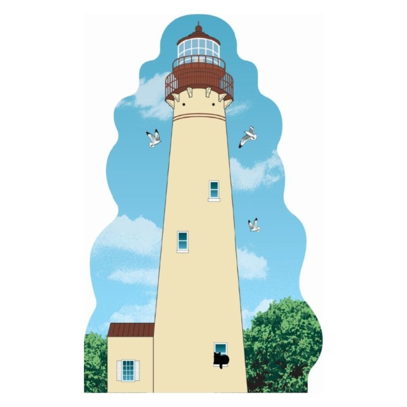 Cat’s Meow Village Keepsake New Jersey Cape May Lighthouse #R938 Shelf-Sitter