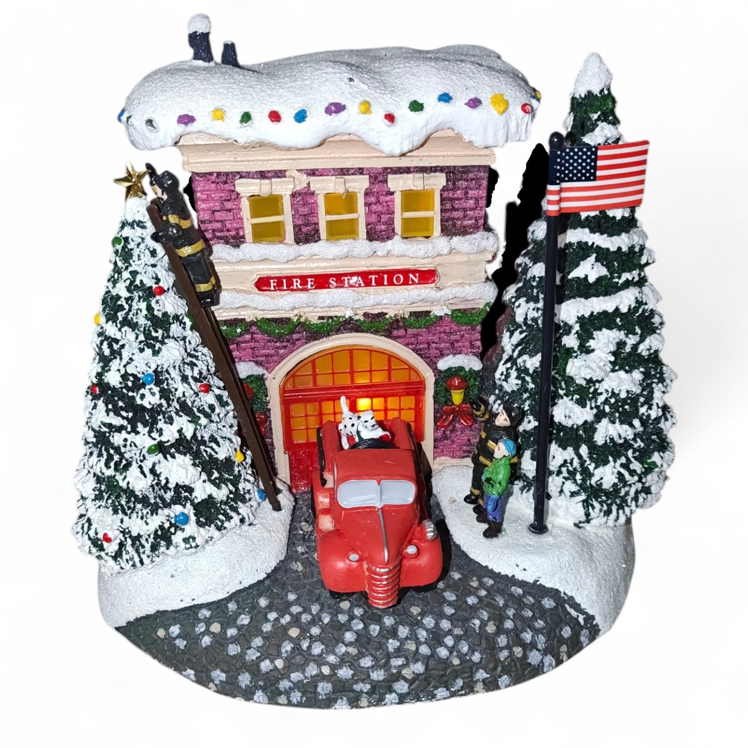 Org Vintage Thomas Kinkade Painter of Life A first Responder’s Christmas