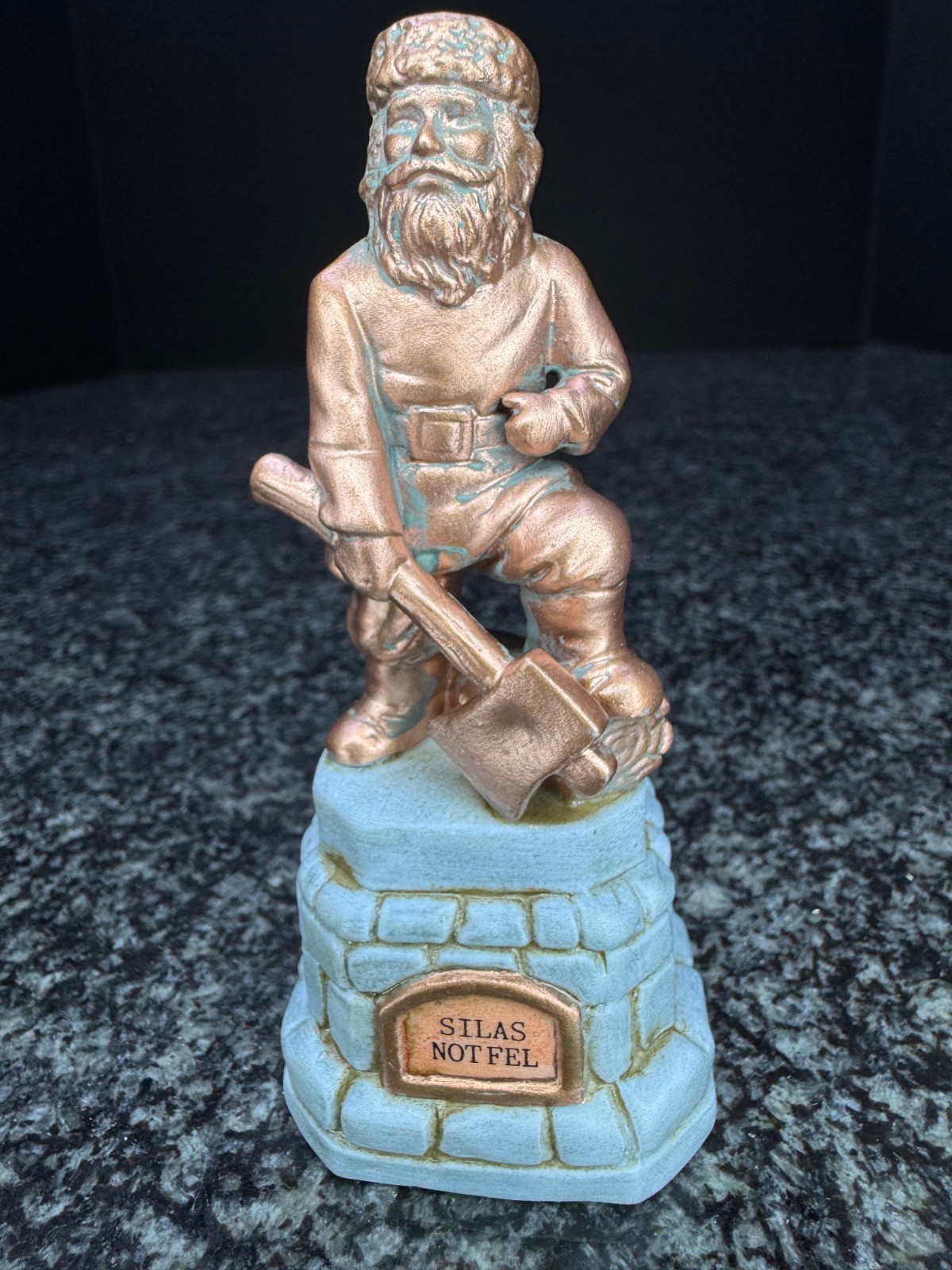 Lefton Colonial Village 10623 Silas Notfel Statue New Old Stock Box 8