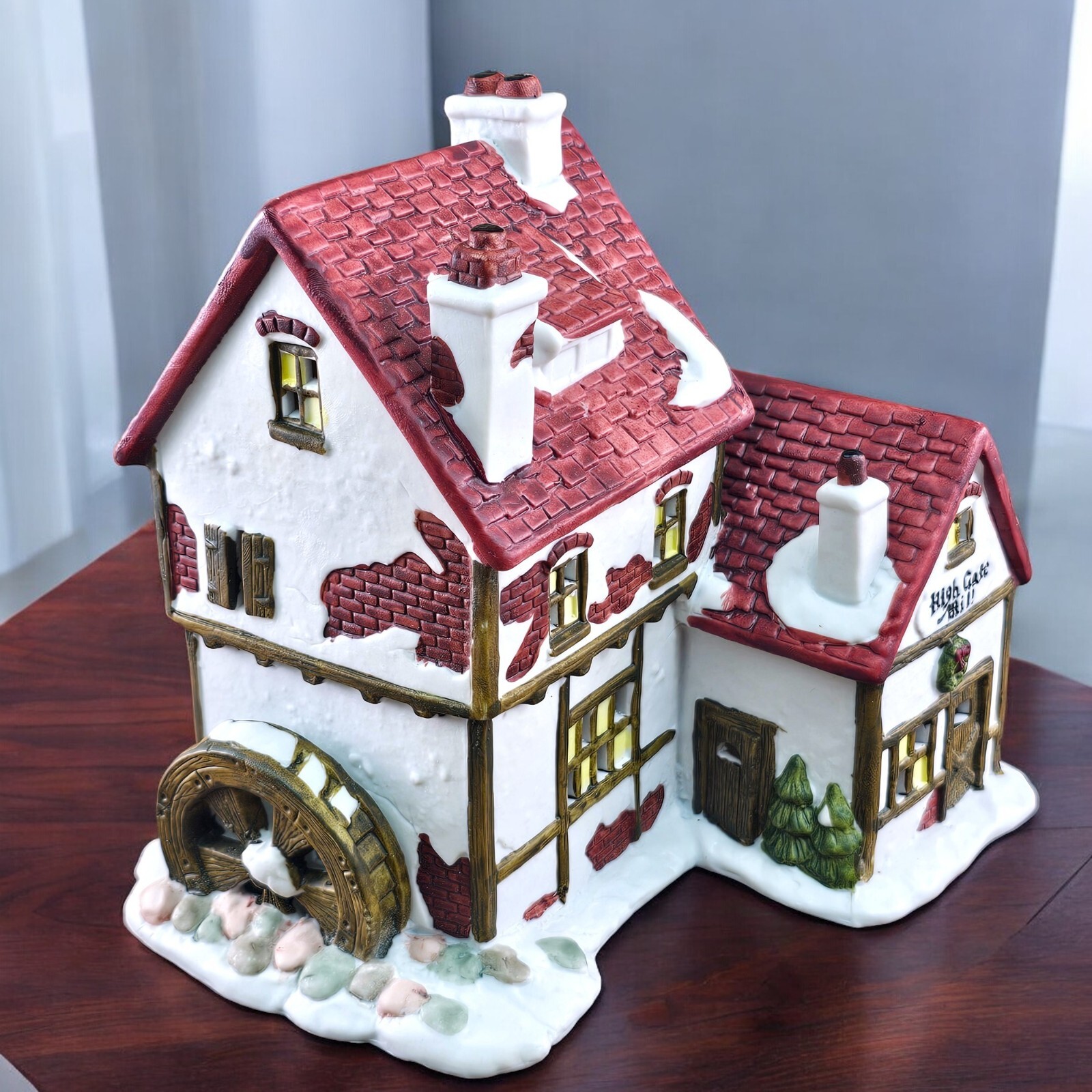 VTG Pacific Rim Porcelain Christmas High Gate Mill Light Up Village House Taiwan