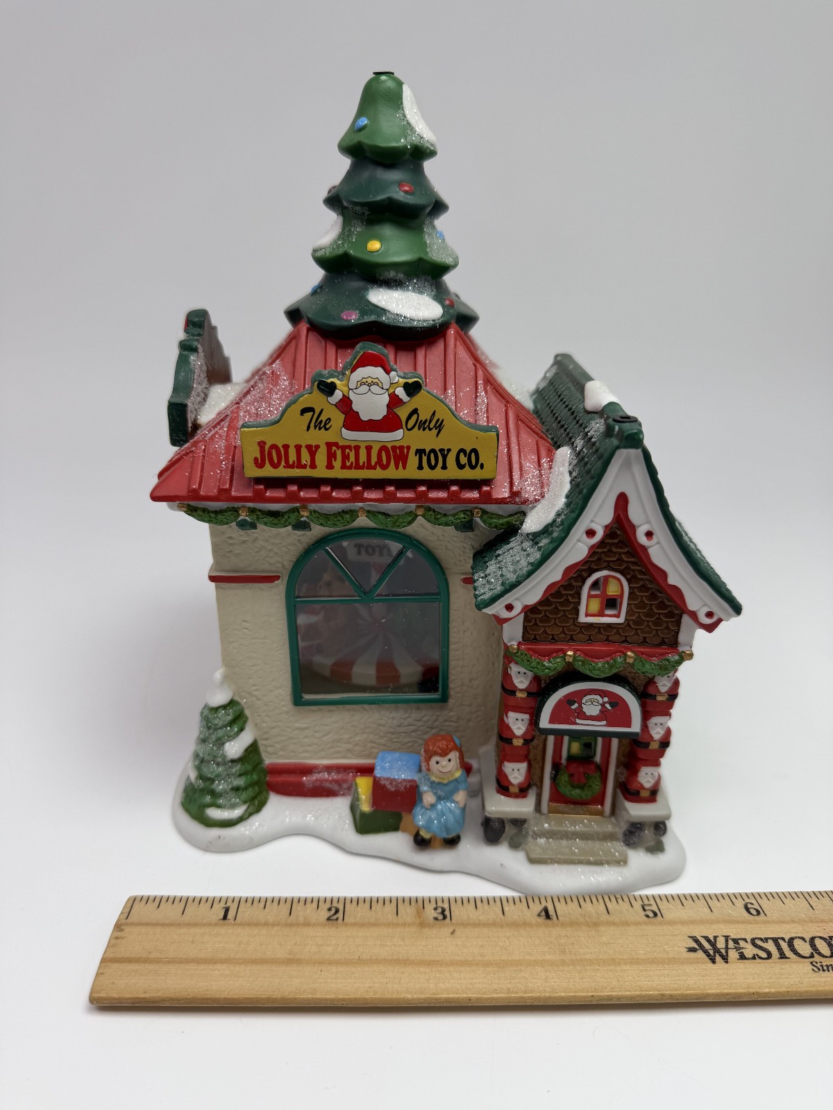 Department 56 North Pole Series The Jolly Fellow Toy Co. Christmas Animated