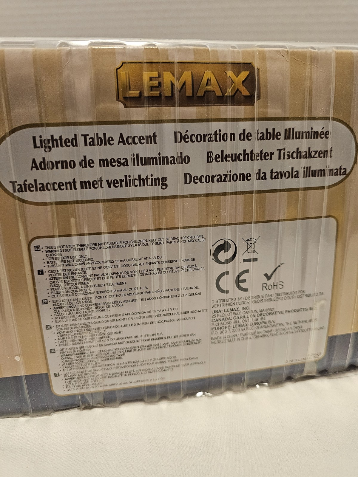 Lemax Nativity Scene Lighted Table Accent Christmas Decor NIB!