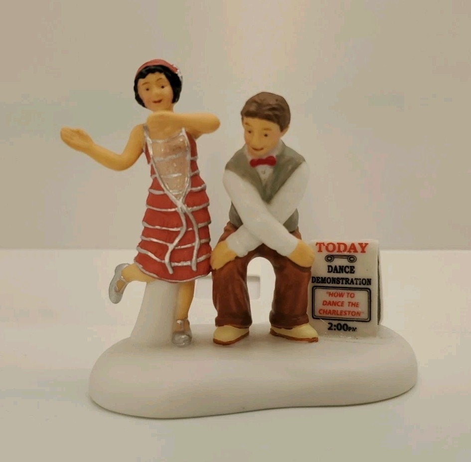 DEPT 56 CHRISTMAS IN THE CITY LEARNING THE CHARLESTON Accessory New York Dance