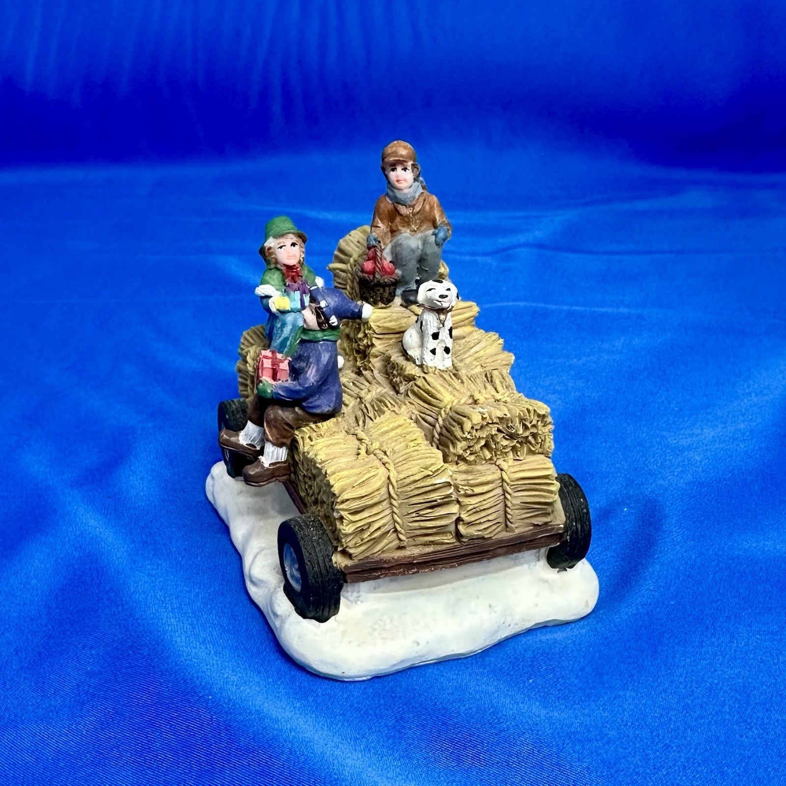 Holiday Inspirations House Accessory Hay Ride For Santa On A Tractor.