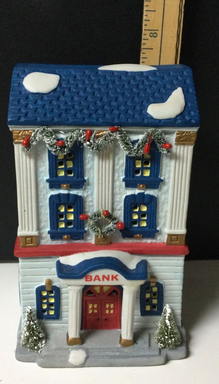 NOMA Dickensville Collectable BANK Snow Village building