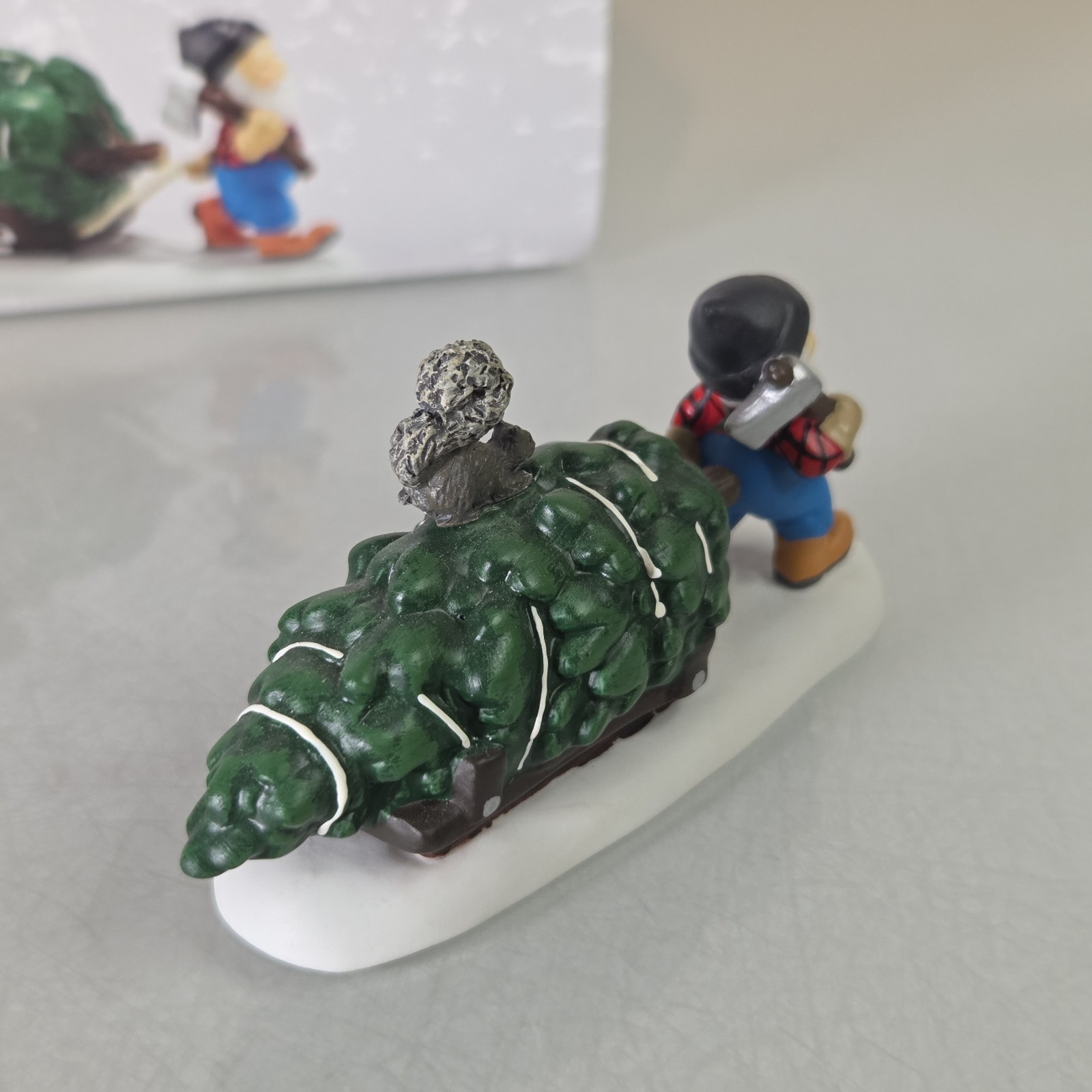 DEPARTMENT 56 North Pole Village Accessory 2015 TINY LUMBERJACK 4044851 Dept 56