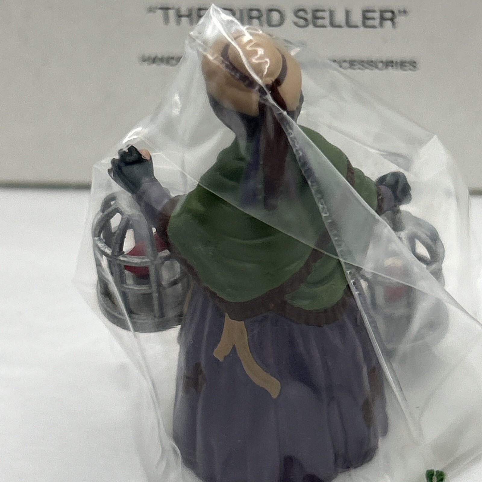 Department 56 The Bird Seller. Original Box. Retired 1995