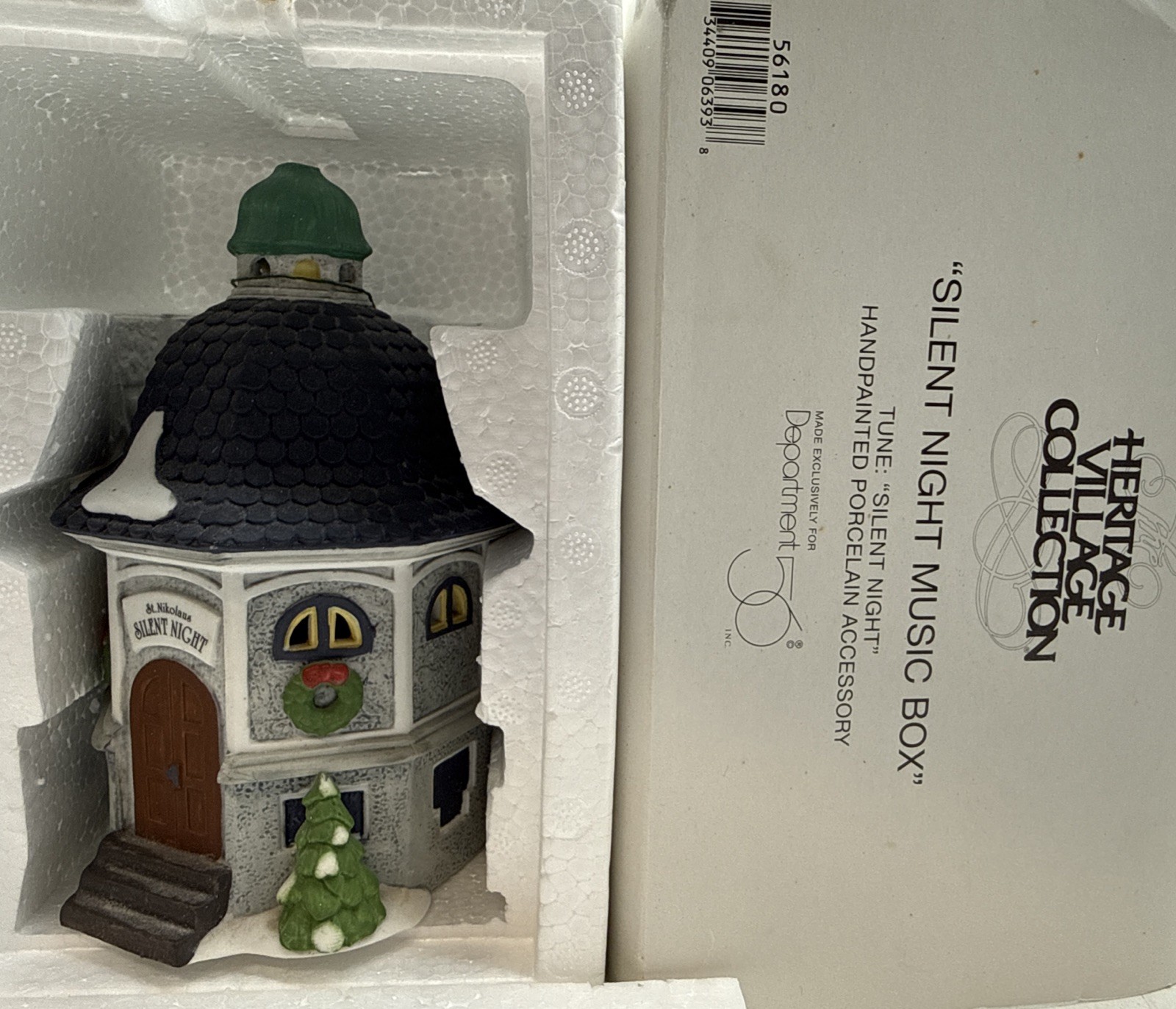 Department 56 Heritage Village Collection Silent Night Music Works Retired