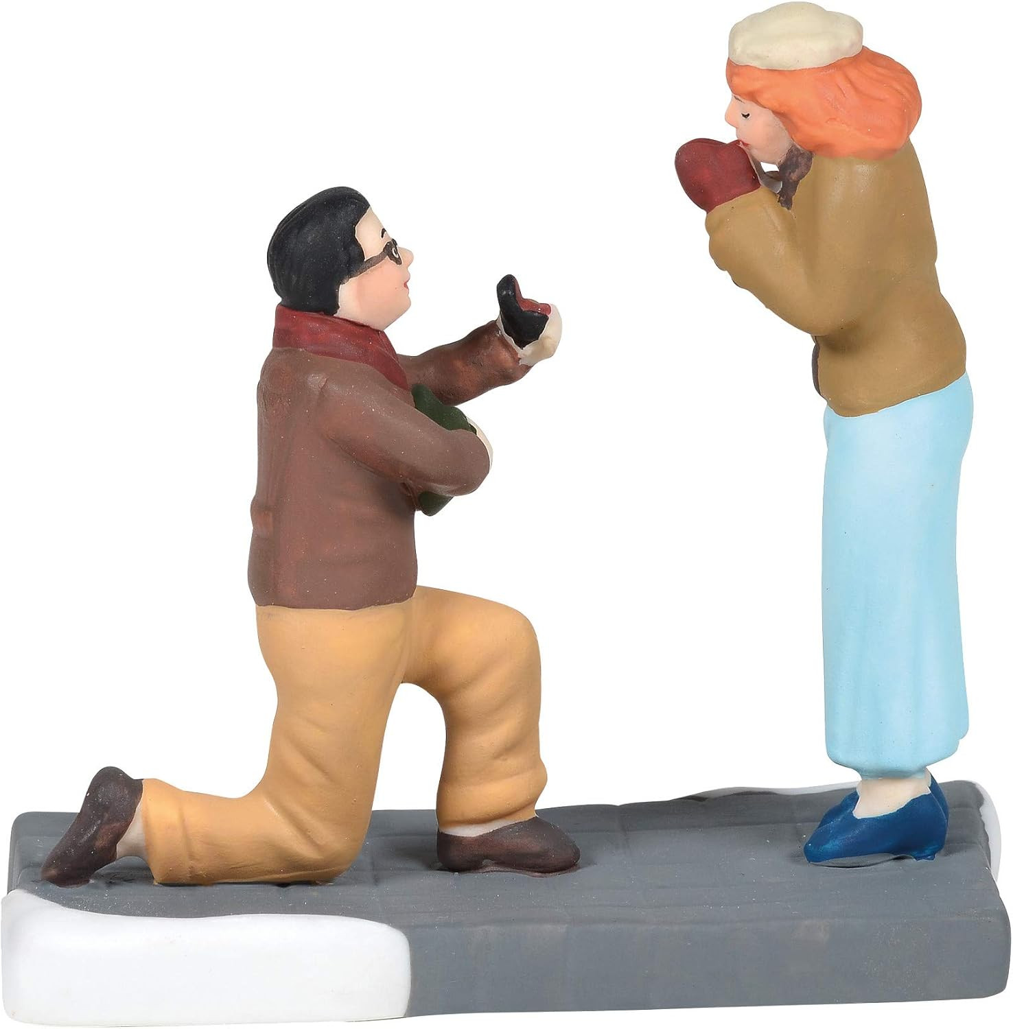 Christmas in the City Village Accessories Will You Marry Me Figurine, 2.6 Inch,