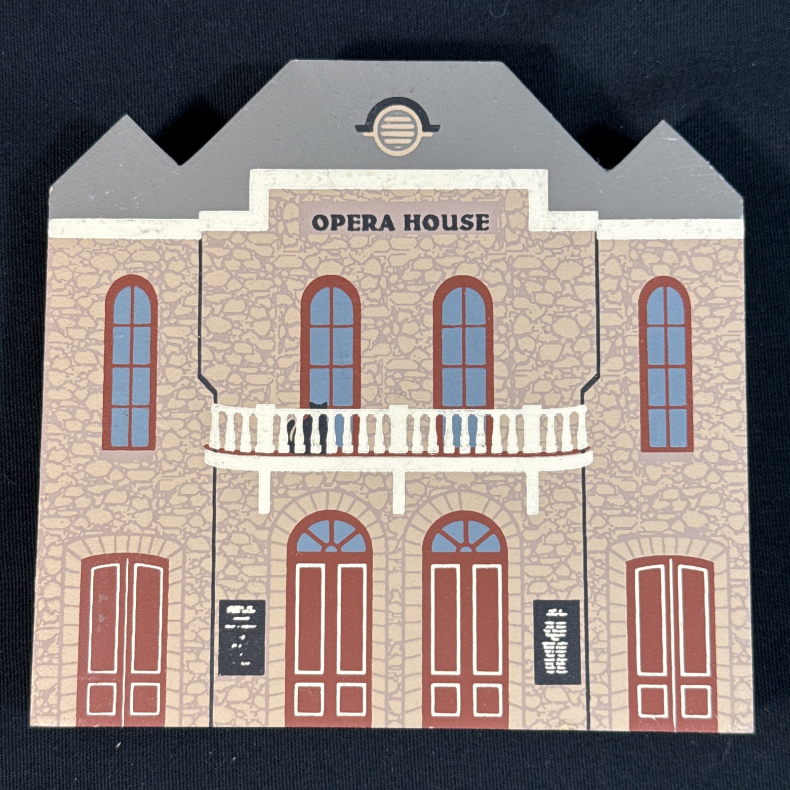 The Cats Meow Village 91′ Central City Opera House Series IX Retired Vtg Signed