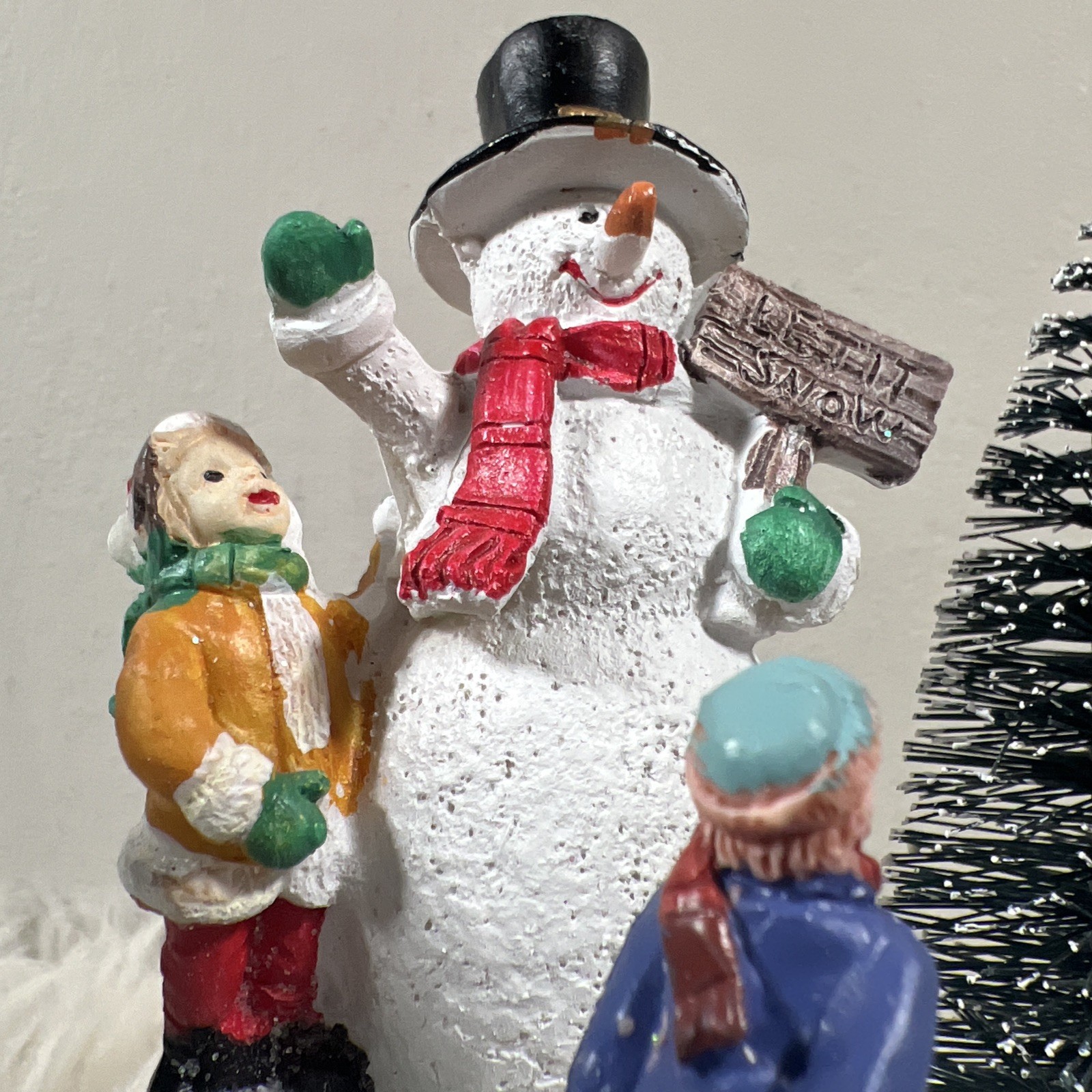 Christmas Village Skating Pond Animated Lighted Musical Snow Village Perfect