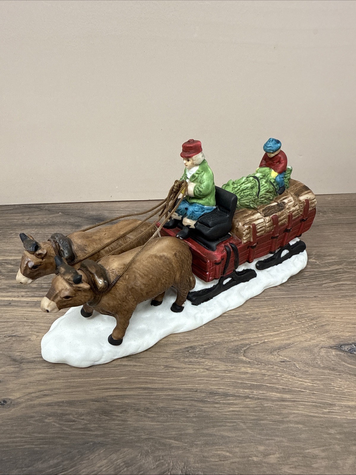Dept 56 Heritage Village “Ox Sled” Porcelain Accessory #5951-0 **