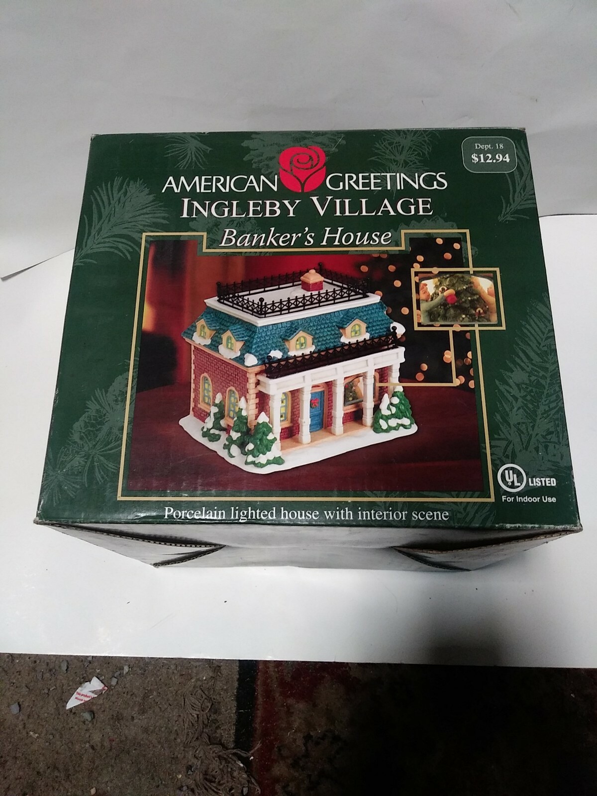 American Greetings Christmas Ingleby Village-Banker’s House-Interior Scene