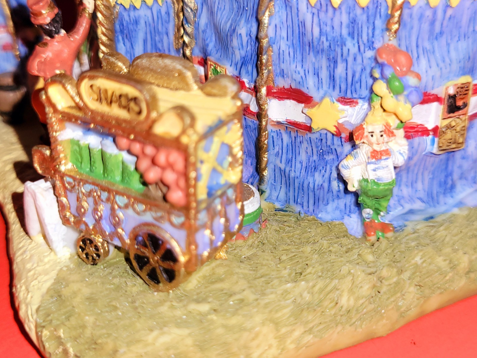 VTG Rare 1998 Liberty Falls Circus Big Top Entrance Miniature Village AH1149
