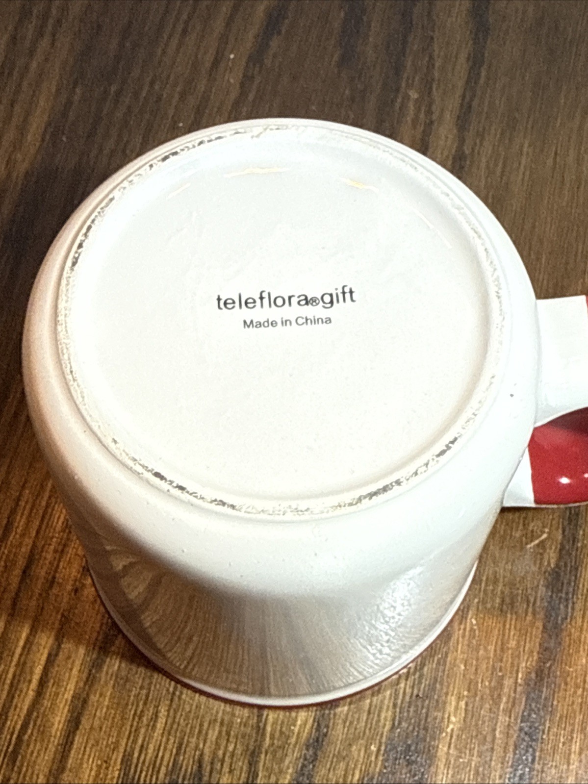 Ceramic Mug Teleflora gift North Pole Cafe Holiday Christmas