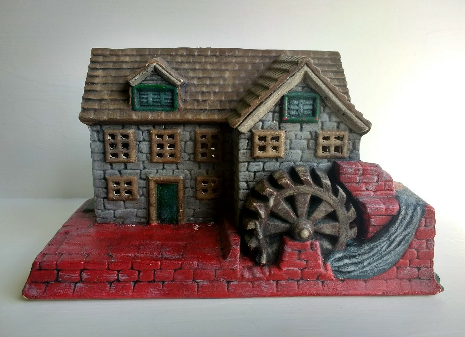 Vintage Byron Molds 1979 Hand Painted Mill