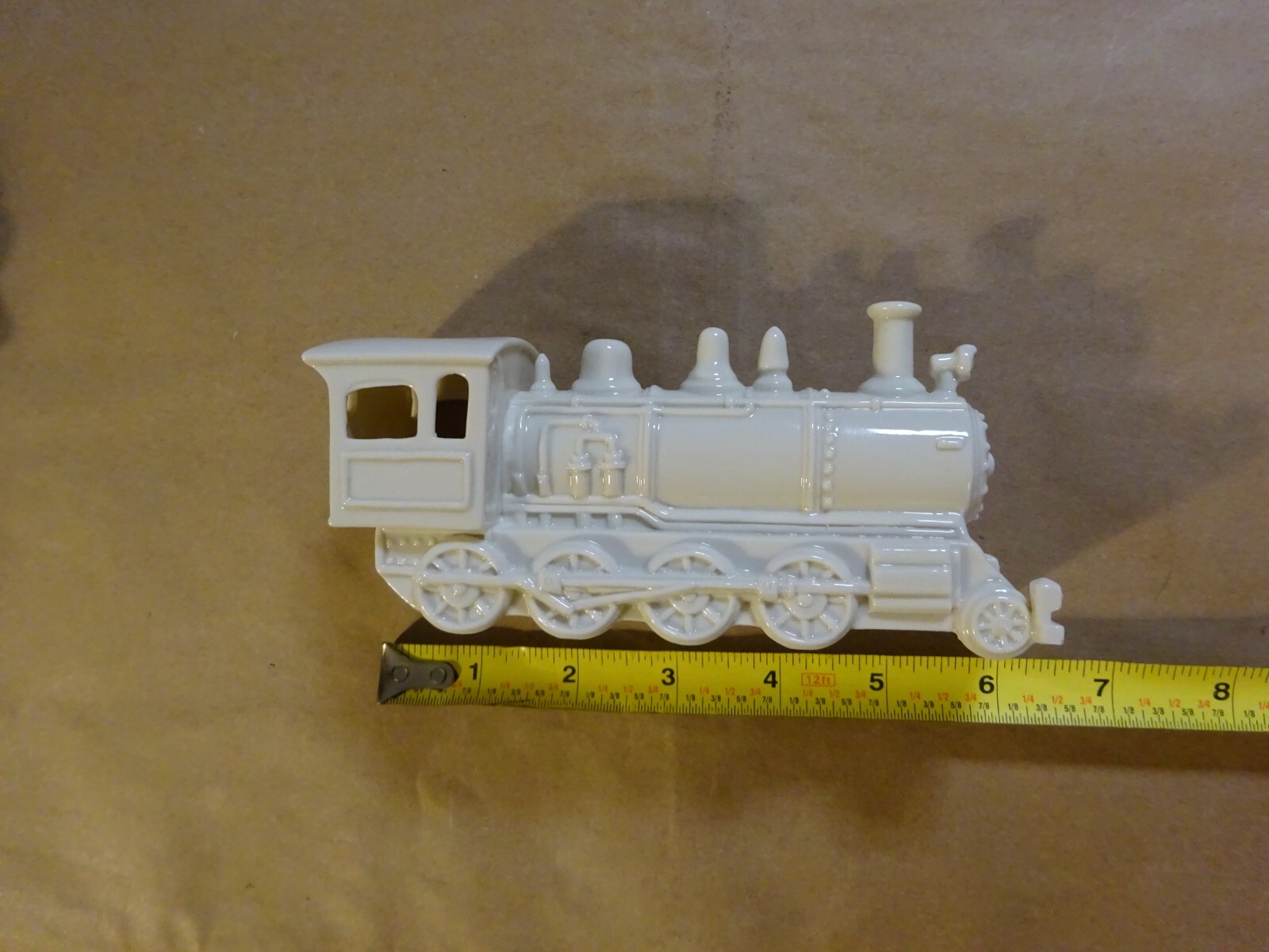 Lenox Unpainted Prototype Christmas Village Holiday Train Engine & Passenger Car