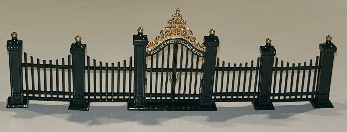 Vintage Department 56 “Village Wrought Iron Gate And Fence” Heritage Village 🎄